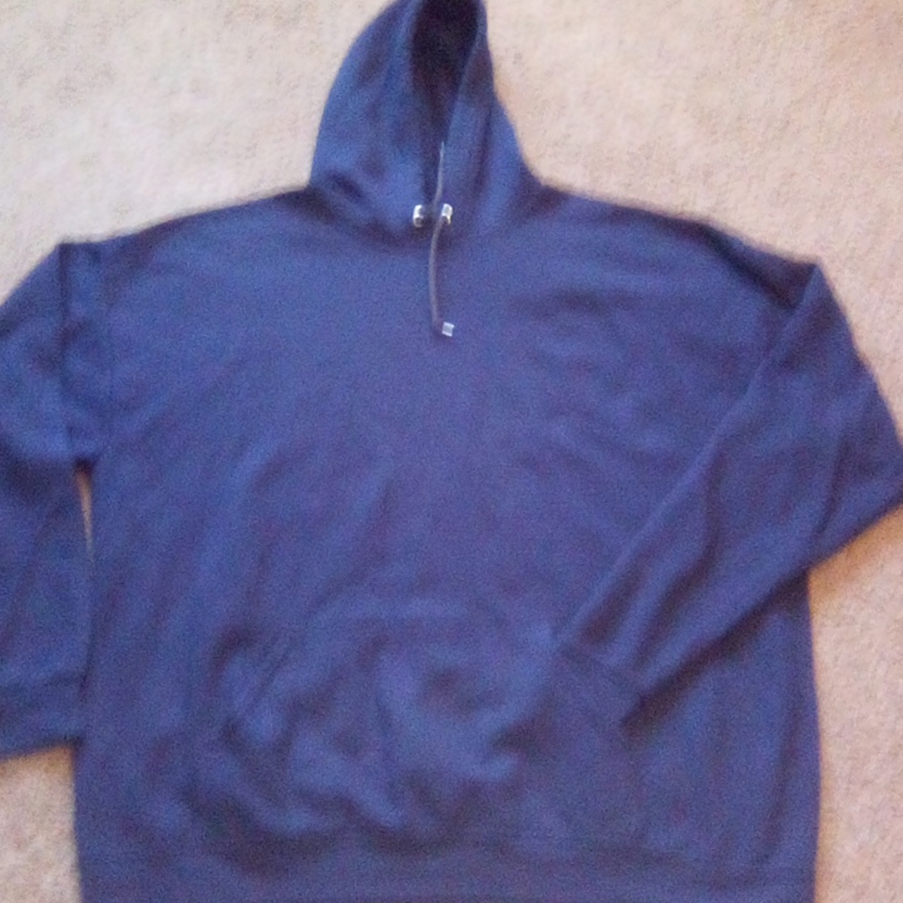 Men Plain Pull-Over Hoodie With Bolo Pocket Size XL